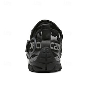 voordelige Casual Sneakers-Voor heren Sneakers Rivierschoenen Canyoning PU Leder Netstof Ademend Comfortabel Anti-slip Veters Zwart Donker paars Blauw Zomer Lente