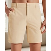 economico pantaloncini da lavoro-Per uomo Shorts eleganti Shorts da Lavoro Pantaloncini da golf Tasca Semplice Comodità Traspirante Lunghezza al ginocchio All'aperto Affari Sport Casual Blu Cachi