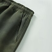 رخيصةأون شورت كاجوال-رجالي شورتات شورت صيفي شورت كاجوال جيب رباط مرونة الخصر سهل راحة متنفس باختصار الأماكن المفتوحة عطلة تصميم رياضي كاجوال أسود أخضر داكن
