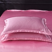 cheap Sheets &amp; Pillowcase-Washed Silk Pillowcase Single Satin Imitation Silk Pillowcase