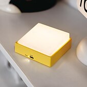 abordables 123496-Veilleuse fantaisie sans fil à intensité variable, applique murale magnétique portable à piles rechargeable, design à bascule, pour chambre à coucher, chambre d&#039;enfant, salle de bain, couloir, cuisine