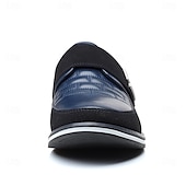 billiga Tillfällig-bruna slip-on sneakers för män med kardborreband – trendiga skor för vardagskläder och aktiv livsstil