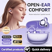 baratos Auscultadores TWS True Wireless-Fones de ouvido verdadeiramente sem fio M108 fones TWS com clipe de orelha Bluetooth 5.3 design ergonômico som estéreo surround para fitness academia e treino