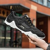 preiswerte Outdoor-Sandalen-Braune Mesh-Sport-Sneaker für Herren – leistungsstarke Sportschuhe zum Laufen, Wandern und für die Freizeit