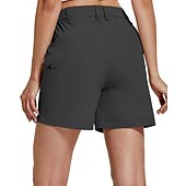preiswerte Unterteile-Damen Laufshorts Cargoshorts Wandershorts Außen Normale Passform Schnelltrocknend Shorts Elastischer Bund Schwarz Khaki Spandex Jagd Klettern Laufen S M L XL XXL
