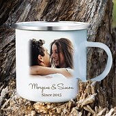 baratos Presente de Casamento-caneca de cerâmica personalizada com foto e texto personalizados, xícara de café personalizada com mensagem pessoal, presente para amantes de café, dia dos namorados, natal, aniversário