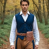 preiswerte Zubehör und mehr-Punk &amp; Gothic Mittelalterlich Renaissance Taillengürtel Bauchtasche Wikinger Kreuzritter Bogenschießen Herren Damen Unisex Keltisch Halloween Karneval Maskerade Leistung Party LARP Erwachsene Gürtel