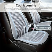 economico Coprisedili per auto-Cuscini per sedili auto traspiranti - comfort rinfrescante per tutte le stagioni, vestibilità leggera &amp;imbottitura in spugna di poliestere portatile per un maggiore relax