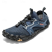 voordelige Herensneakers-Voor heren Sneakers Rivierschoenen Canyoning Casual Dagelijks PU Leder Netstof Ademend Comfortabel Anti-slip Veters Zwart Bruin Groen Zomer Lente
