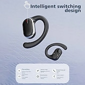 Недорогие Телефонные и Бизнес гарнитуры-X91 Bluetooth 5.3 гарнитура с поддержкой громкой связи заушные наушники стерео Hi-Fi для вождения йоги фитнеса и мобильных телефонов