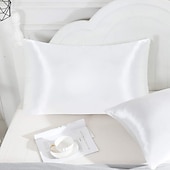 cheap Sheets &amp; Pillowcase-Satin Envelope Zipperless Pillowcase Simulated Silk Cold Feeling Pillowcase Pillow Cover