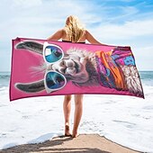 preiswerte Strandtuch-Sets-bedrucktes Strandtuch, leichte, schnelltrocknende, sandfreie Stranddecke, ideal für Reisen, Pool und den Einsatz im Freien