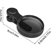 お買い得  ドリルアクセサリー-携帯電話用52mm CPLフィルター、クリップオン円偏光レンズフィルター、超薄型マルチコーティングCPLレンズフィルター、iPhone、Samsung、Google Pixel、その他のスマートフォンに対応