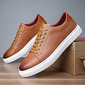 Χαμηλού Κόστους Ανέμελος-ανδρικά slip-on αθλητικά παπούτσια με καφέ υφή – ευέλικτα casual παπούτσια για χαλαρές και έξυπνες περιστάσεις