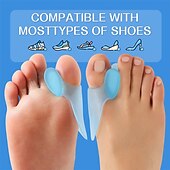 cheap Bunion Corrector-Bunion Cushion Protector, 10 Packs of Bunion Corrector Pads with Separator for Big Toe, Gel Shield for Foot Pain Relief, Calluses, Corns - Blue