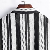 preiswerte Herrenhemd zum Knöpfen-Herren Hemd Sommerhemd Freizeithemd Strandhemd Knopfhemd Schwarz Kurzarm Druck Revers Urlaub Hawaiianisch Bekleidung Polyester Mode Lässig Bequem