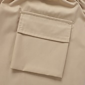 baratos Clássico-Homens Bermuda Cargo Calção Shorts de verão Com Cordão Cintura elástica Bolso multi Número Conforto Vestível Comprimento do joelho Ao ar livre Esporte Diário Moda Casual Preto Cáqui