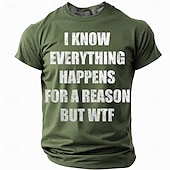 billige Morsomme T-skjorter for menn-Herre Morsom Slang T skjorte Kortermet T skjorte 3D-utskrift Crew-hals Skjorte Mote Daglig Fritid Gate Avslappet Daglig Svart Rød Blå Sommer Vår Klær S M L XL XXL XXXL
