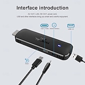 levne TV boxy-android 14 smart tv stick 4k hdr10 hlasové dálkové dvoupásmové wifi bluetooth h313 streamovací přehrávač médií