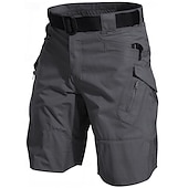 preiswerte Unterteile-Herren Laufshorts Cargohosen Wandershorts Militär Außen Normale Passform Schnelltrocknend Shorts Dunkelgrau Schwarz Jagd Klettern Laufen 30 32 34 36 38