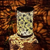cheap Landscape Lights-Solar Lanterns Outdoor, Waterproof Hanging Solar Lantern Garden Decor, Solar Lights for Backyard Porch Patio Table Yard Balcony Lawn Pathway, Gifts for Women Grandma Mom