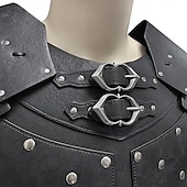 levne brnění-Retro Středověké Renesanční Zbraně a výzbroj Pirát Válečník Viking Cvočky Pevná barva Maškarní kostým Pánské Viking předvečer Všech svatých Karneval Plesová maškaráda Karneval předvečer Všech svatých