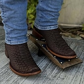 levne obuv-Retro Hippie 70. léta Boty Westernová bota Hippie Západní kovboj Pánské Karneval Plesová maškaráda Dovolená Denní nošení Dospělé Boty