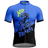 billiga Tröjor för män-Herr Cykeltröja Kortärmad Cykel T-shirt Tröja med 3 bakfickor Bergscykling Andningsfunktion Snabb tork Anatomisk design Uppsugande Gul Röd Blå Grafisk sporter Kläder