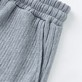 baratos Shorts de moletom-Homens Shorts de moletom Calção Bermudas Shorts de Corrida Shorts casuais Com Cordão Cintura elástica Tecido Conforto Esportes Curto Ioga Diário Ginásio Roupa Esportiva Preto Branco Micro-Elástica