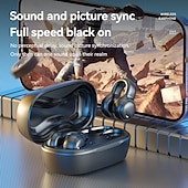 cheap Open-Fit Earphones-Open Ear Earbuds Wireless Bluetooth Earless Bone Conducting Headphones Wireless Bluetooth Headset Noise Cancelling Bone Earphones Waterproof Air Bone Conduction Headphone Not in Ear Open Ear Buds