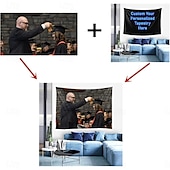 billige Personlige gaver-Skreddersydd hengende tapet med bildet ditt beste eksamensgave veggdekor fotografi bakgrunn hjem soverom stue (foreslått fotodefinisjon 3Mo eller høyere) personlig gave