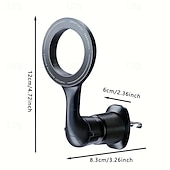 levne Držáky do auta-Magnetický držák na mobilní telefon do větracích otvorů auta, otočný o 360 stupňů pro všechny telefony