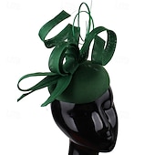 tanie Fascynatory i kapelusze-Nakrycie głowy Sinamay Ślub Wieczorna impreza Elegancja Ślub Z Kwiat Winieta Nakrycia Głowy