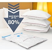 abordables stockage de bagages et de voyage-Sacs de voyage sous vide avec fermeture à pompe, sacs pour vêtements, couvertures, rangement peu encombrant, format cabine, sacs d&#039;emballage de compression pour bagages et valises