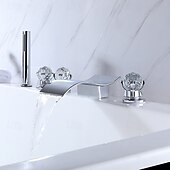 halpa Ammehanat-Ammehana - Moderni nykyaikainen Galvanoitu Roomalainen kylpyamme Messinkiventtiili Bath Shower Mixer Taps