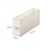 economico Organizzatori di Cassetti per Vestiti-Organizzatore per guardaroba con maniglia, sottile contenitore pieghevole per cassetti per armadio, contenitore in tessuto per jeans, maglioni, t-shirt, sciarpe, reggiseni
