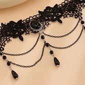 tanie Naszyjniki i wisiorki-1 szt. Naszyjniki For Damskie Ulica Codzienny Kryształ Retro