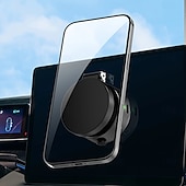abordables Supports de voiture-Support de téléphone magnétique sous vide pour voiture, support extensible rotatif à 360 degrés avec forte aspiration pour tableau de bord et pare-brise