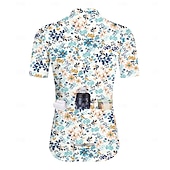 abordables Maillots de mujer-Mujer Maillot de Ciclismo Manga Corta Bicicleta Maillot Camiseta con 3 bolsillos traseros Filtro Solar Resistente a los rayos UV Transpirable Secado rápido Azul Deportes Ropa