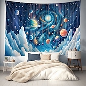 cheap Planet Tapestry-Planet Universe Hanging Tapestry Wall Art Large Tapestry Mural Decor Photograph Backdrop Blanket Curtain Home Bedroom Living Room Decoration