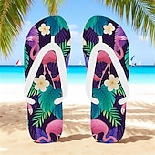 お買い得  グラフィックプリントシューズ-グースデザインとロープ柄のメンズビーチサンダル - ビーチや夏のアクティビティにリラックスしたビーチスタイルを演出します。