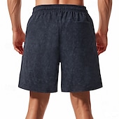 cheap Casual Shorts-Men&#039;s Athletic Shorts Sweat Shorts Shorts Summer Shorts Pocket Drawstring Elastic Waist Plain Comfort Breathable Short Outdoor Sports Classic Casual Black Navy Blue
