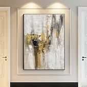 cheap Abstract Paintings-Hand painted Abstract Gold Paintings On Canvas handmade Rich Textured Acrylic Painting Modern Wall Art Hand Painted Artwork canvas paintings for Living Room office hotel Wall Decor