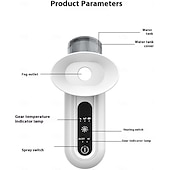 cheap Tool Accessories-Eye Steamer for Dry Eye, Upgraded Eye Relief Steam Therapy, Heated Nano Eye Mist Steam Sprayer for Relief Dry Eye and Face, Rechargeable Eye Mist Steamer for Moisturizing &amp; Cleaning