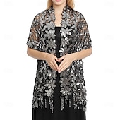 voordelige bruiloft gast wraps-Dames Wikkel Elegante Zon Bescherming Mouwloos Kant Bruiloft Wikkels Met Effen Kleur Voor Bruiloft Zomer