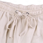 abordables Bas-Rétro Vintage Médiéval Renaissance Pantalons de pirate Pirate Viking Ranger Couleur Unie Déguisement Homme Pirate Fantaisie Halloween Carnaval Performance LARP Foire de la Renaissance Adulte Pantalon