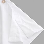 baratos Retrô-Homens Calças de linho Calças Calça verão Calças largas Com Cordão Cintura elástica Botão Lateral Tecido Respirável Comprimento total Ao ar livre Férias Casual Férias Estilo Étnico Preto Branco