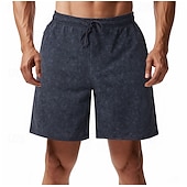 cheap Casual Shorts-Men&#039;s Athletic Shorts Sweat Shorts Shorts Summer Shorts Pocket Drawstring Elastic Waist Plain Comfort Breathable Short Outdoor Sports Classic Casual Black Navy Blue