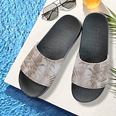 preiswerte Urlaubsandalen-Slide-Sandalen im Patchwork-Design für Herren – lässiger und stylischer Stil für Männer im Strandurlaub, zum Entspannen am Pool und für den Sommeralltag