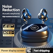 cheap Open-Fit Earphones-Open Ear Earbuds Wireless Bluetooth Earless Bone Conducting Headphones Wireless Bluetooth Headset Noise Cancelling Bone Earphones Waterproof Air Bone Conduction Headphone Not in Ear Open Ear Buds